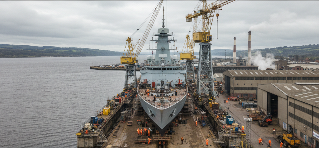 UK unveils £7.3bn defence package with major orders for Scottish shipyards